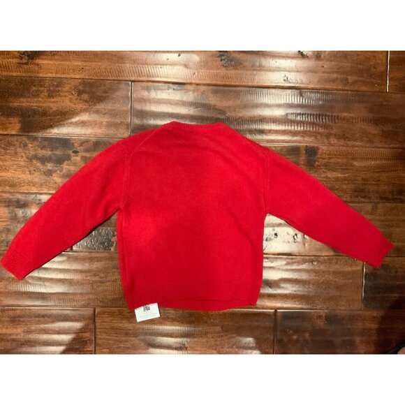 Dolce&Gabbana Red Wool I'm The King Crewneck Sweater Size Small NWT - Picture 5 of 5